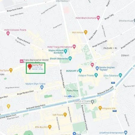 Sunny Flat In The Center Of Tirana, 2 Min. Walk * 티라나